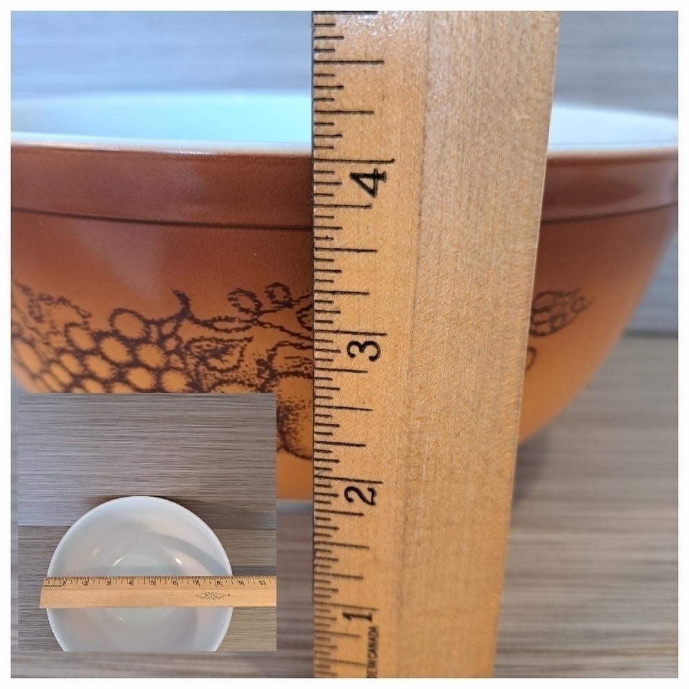 Pyrex vintage set of 3 bowls by corning N.Y USA 403 2.5 L 402 1.5 L 401 750 ml - Picture 13 of 15
